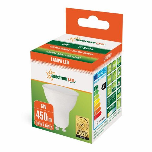 Bulbo Led Caldo Gu10 230v 6w 13265