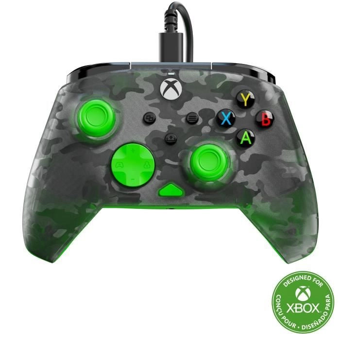 Gamepad - Xbox Series XS, Xbox One e PC - Rematch Core - RGB - Cablato - Nero/Verde mimetico - TURTLE BEACH