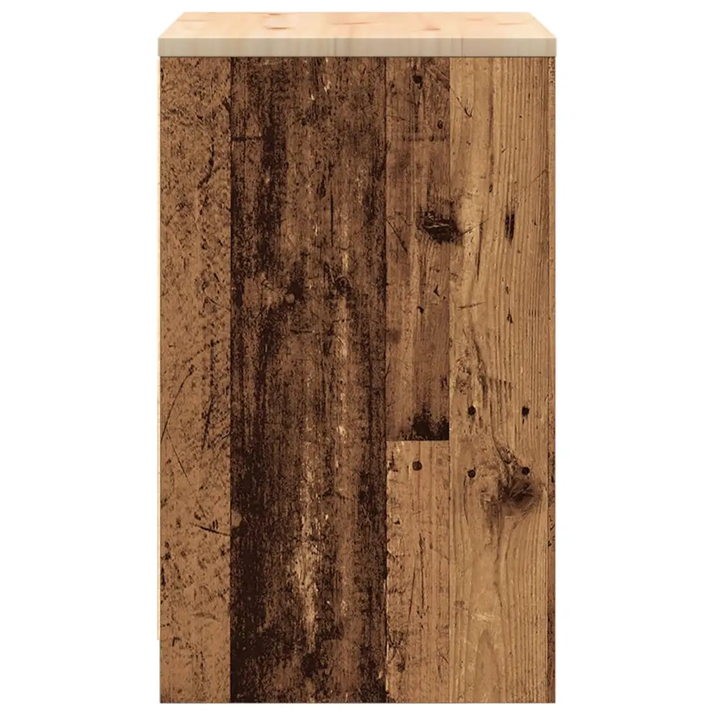 Armadietto da Garage in Legno Vecchio 60x51x85 cm CFW6841577