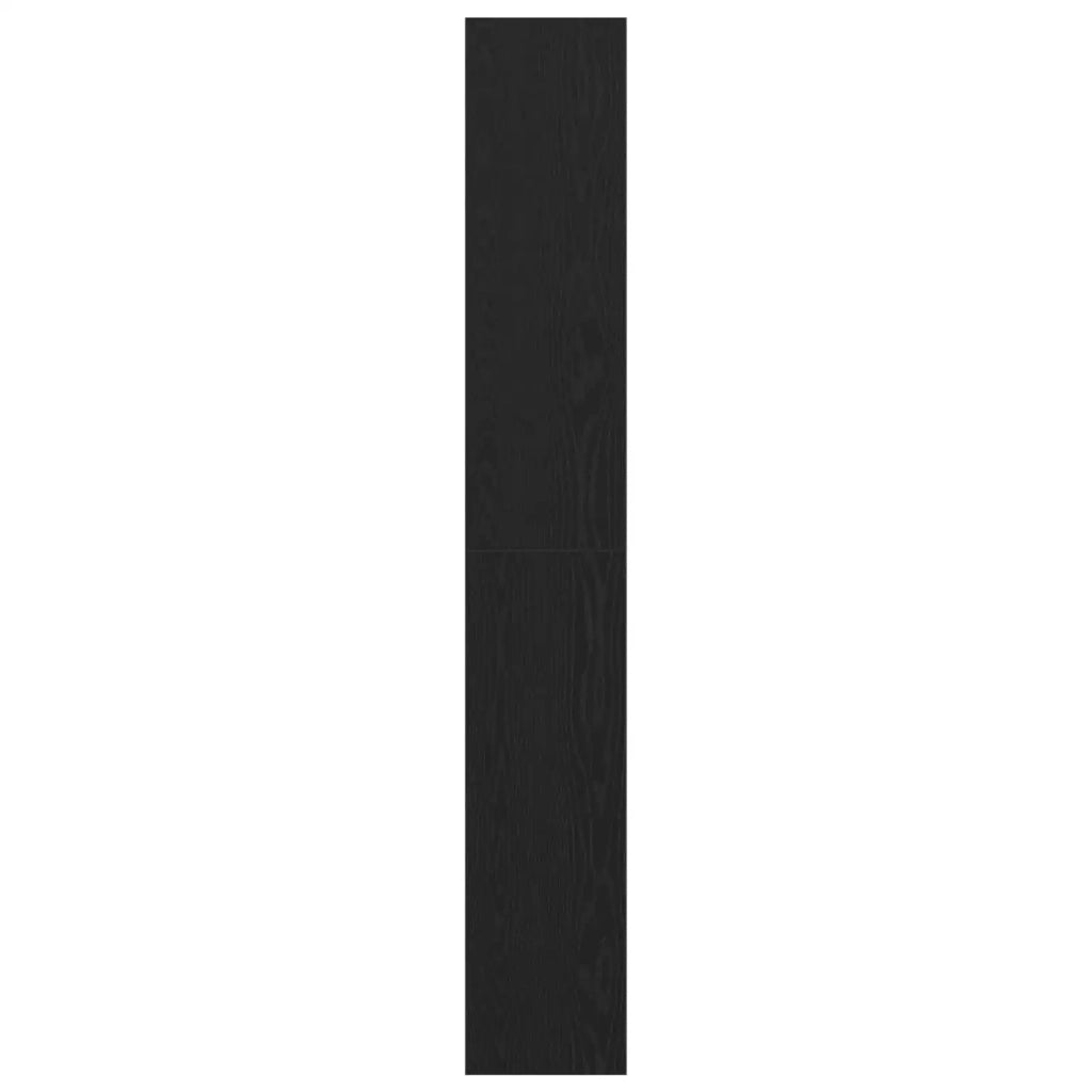 Armadio per Libri 6 livelli 40 x 30 x 198 cm Rovere Nero 862719