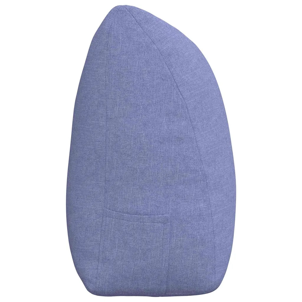 Cuscino per Schiena Blu jeans 200 x 24 x 50 cm Tessuto