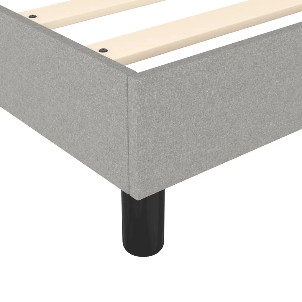Giroletto a Molle Grigio Chiaro 140x190 cm in Tessuto cod mxl 35341