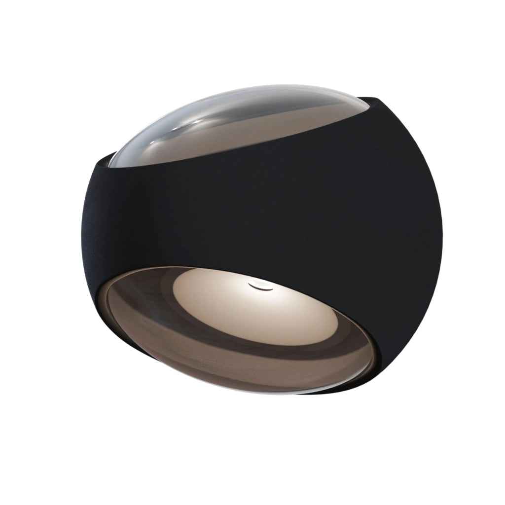Lampada da parete Outdoor in Alluminio Stream Nero