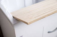 Mobile Lavatoio in ABS 60x60x88 cm 2 Ante Ambrosini Doris Bianco Opaco