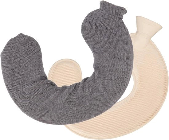 Ciotola di acqua calda con cinghia e manubrio - 1 Litro ciotola a forma di U per collo, spalle e vita