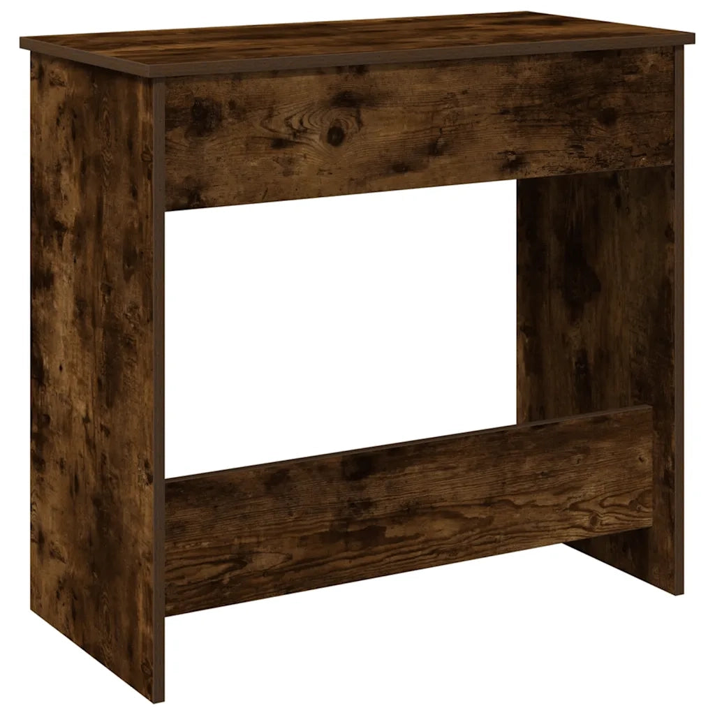 Scrivania Rovere Fumo 80x40x75 cm in Legno Multistrato 860476