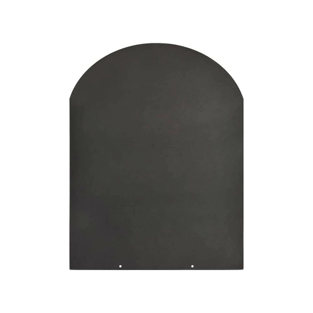 Accessorio riscaldamento Alfedena, Accessorio per stufa, Utensili per il riscaldamento, Gadget per il riscaldamento, Made in Italy, 80x90 h1 cm, Nero
