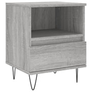 Comodino | Armadio da Notte | Mobiletto da notte Grigio Sonoma 40x35x50 cm in Legno Multistrato