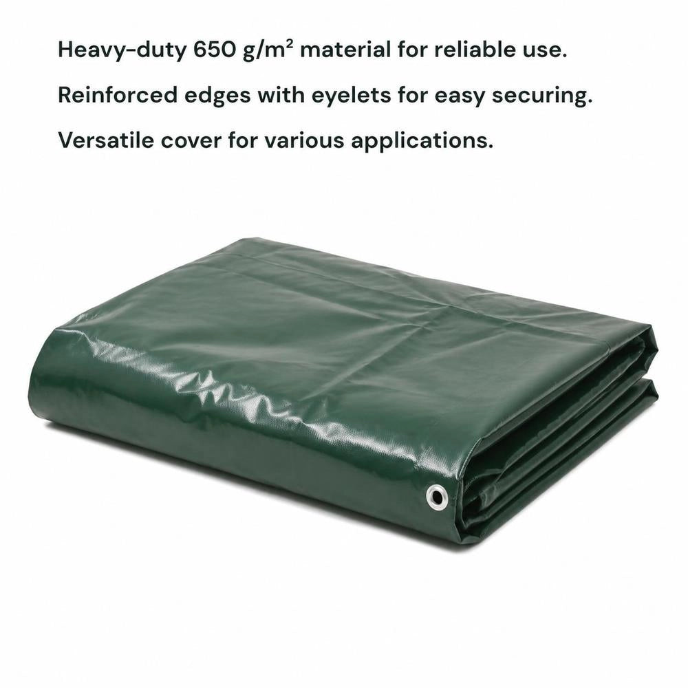 Tarpaulin 650 G/square Meter 3x5 M Green