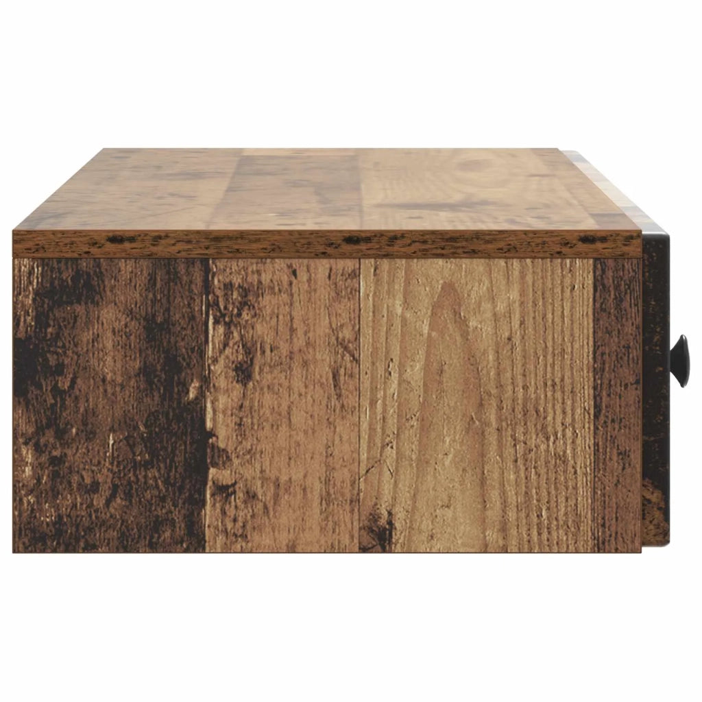 Tavolino da Parete Laterale Legno antico 87,5 x 34,5 x 17 cm 898163