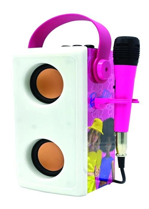 Potente altoparlante Bluetooth illuminato di Barbie con microfono