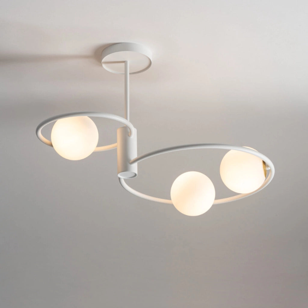Plafoniera Aqua bianca moderna 3 globi G9 Sigma Lighting