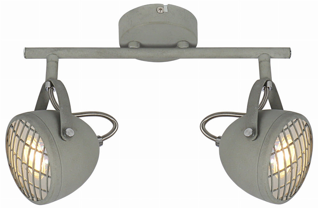 Candellux PENT 92-68057 plafoniera grigia 2xGU10 metallo