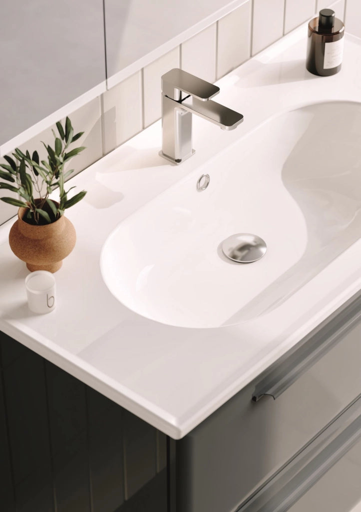 Mobile lavabo "Nuvola 100 v2" - 100 x 50 x 62 cm - Antracite