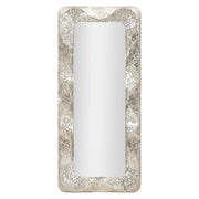 Dagalito, Specchio Cornice Effetto Materico, 70x161h cm Argento
