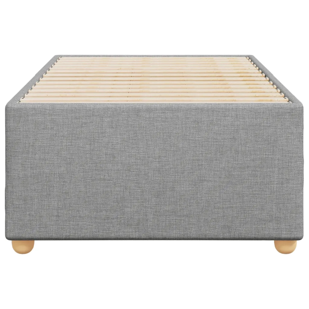 Giroletto senza Materasso Grigio Chiaro 90x190 cm Tessuto 3284694