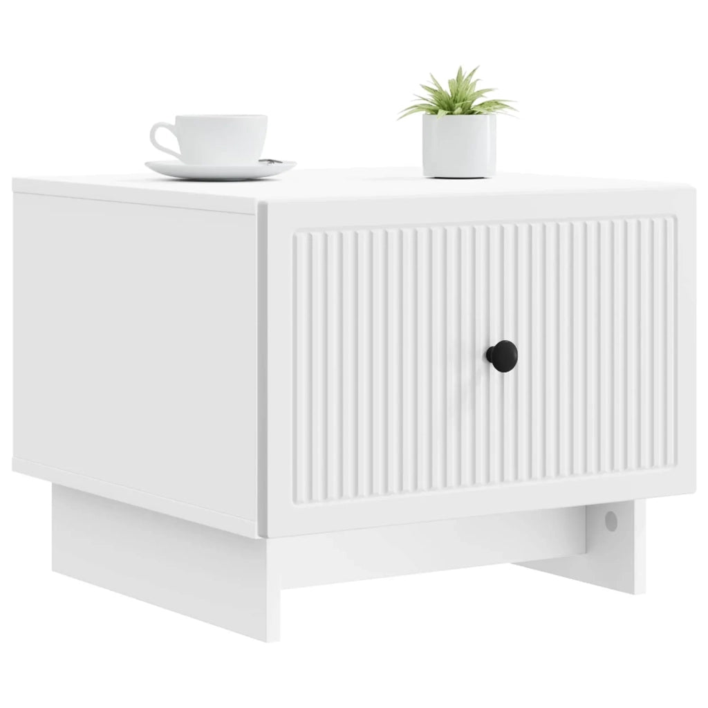 Tavolino da salotto Bianco 49 x 50 x 40 cm Legno ingegnerizzato 894045