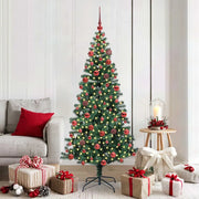 Albero di Natale artificiale con luci integrate Verde 180 cm