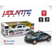 Trade Shop - Volante Police Auto Macchina Polizia Con Luci E Suoni Giocattolo Gioco Bambini -
