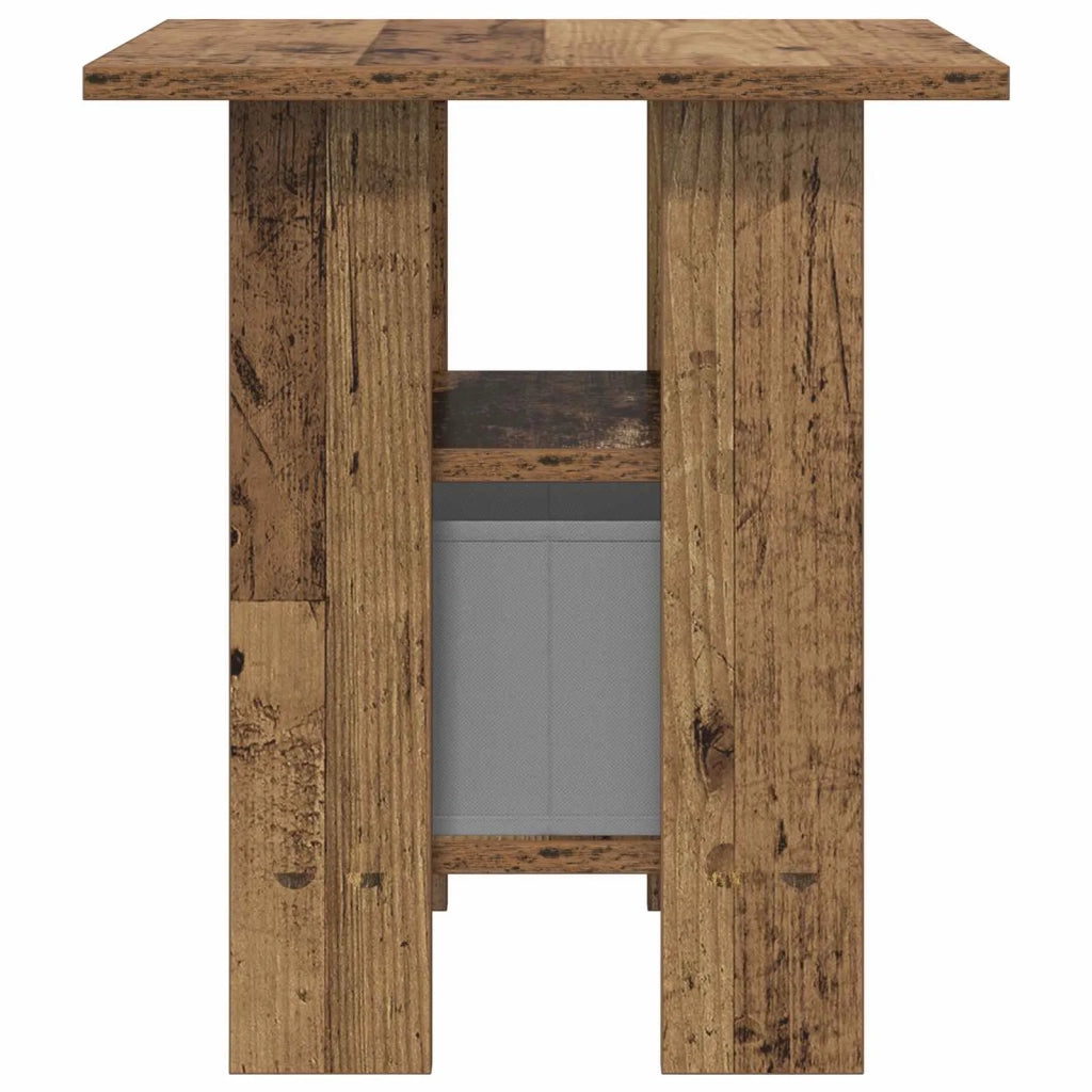 Set di 2 Comodini | Armadio da Notte | Mobiletto da notte Legno vecchio 41 x 40 x 45 cm Legno multistrato