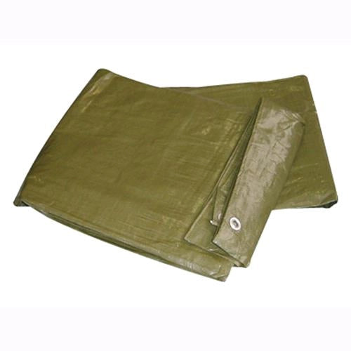 Telo Telone In Polietilene Occhiellato Leggero Colore Verde 3x4 Mt.