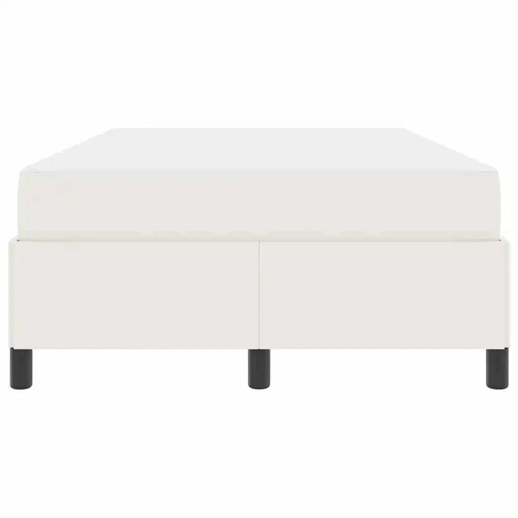 Struttura del letto con materasso Crema 120 x 190 cm Tessuto 3399112