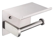 Supporto per carta igienica in acciaio inossidabile SUS 304, moderno supporto per carta igienica con piatto per telefono, accessori da bagno F928-03D