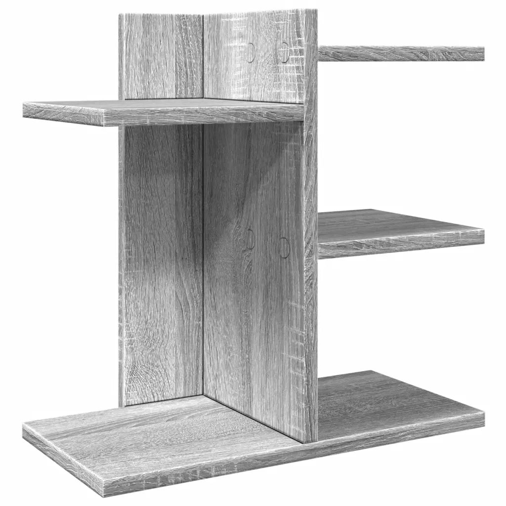 Organizer Scrivania Grigio Sonoma 42x21,5x42 cm Multistrato CFW8216898