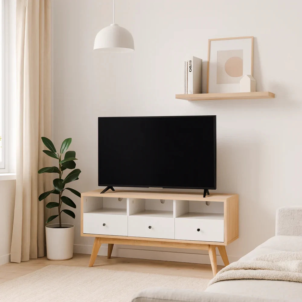 Mobile tv Easybox 3 ripiani e 3 cassetti | Duzzle