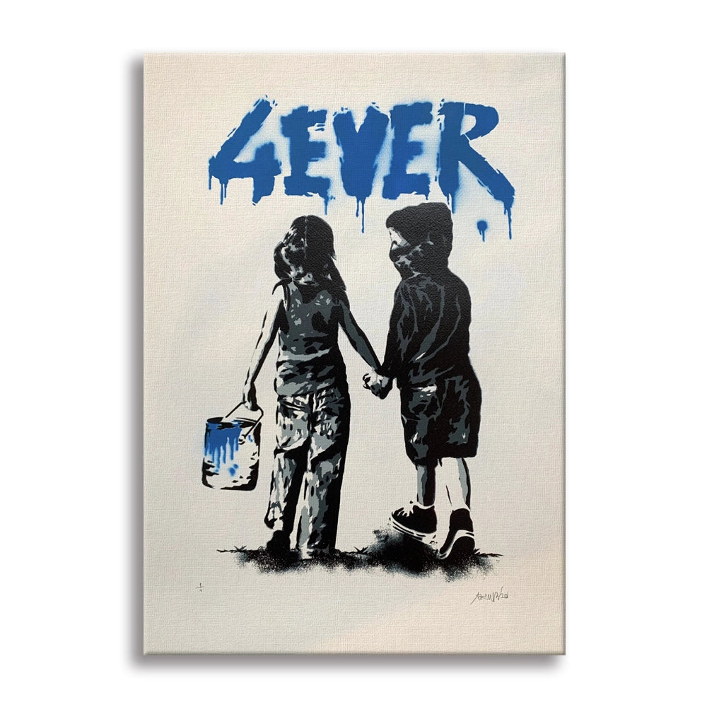 4Ever -  Quadro Canvas Contemporaneo su telaio in legno Misura: 70x100 cm