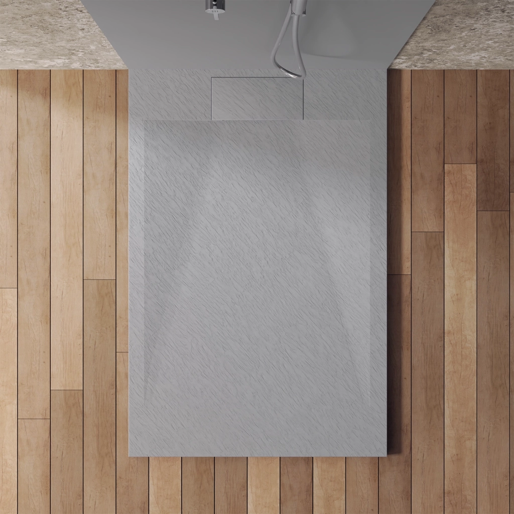 Piatto doccia 70x90 effetto pietra colore grigio | Cosmos