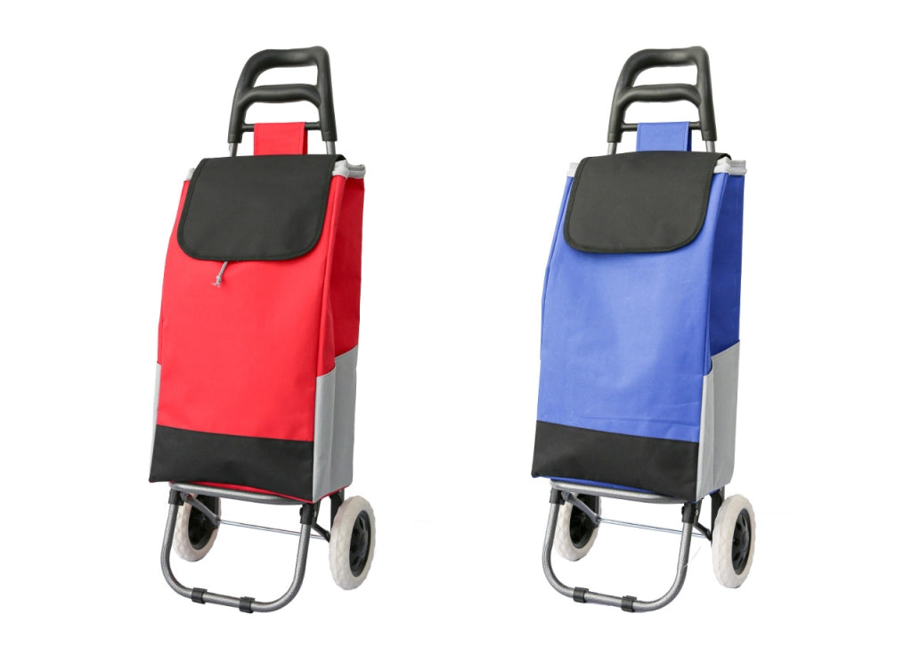 Carrello Spesa Con Ruote Trolley Portaspesa Con Manico Corrado - Carrello - Blu