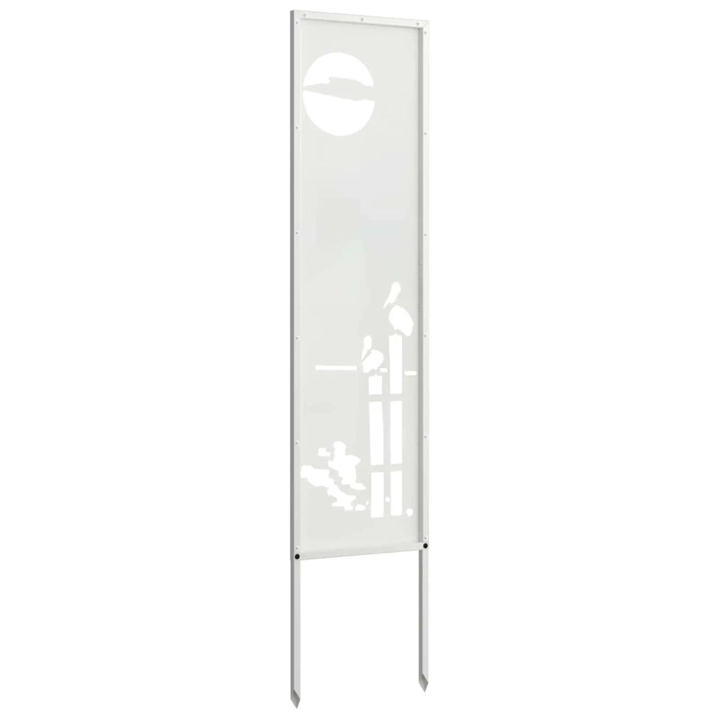 Schermo per privacy in giardino Traforo Bianco 32 x 140 cm CFW6561550