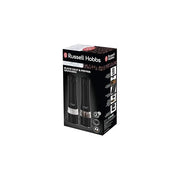 Russell Hobbs 28010-56 Set Macinasale Macinapepe Elettrico Ceramica Regolabile Base Illuminata a Batterie colore Nero