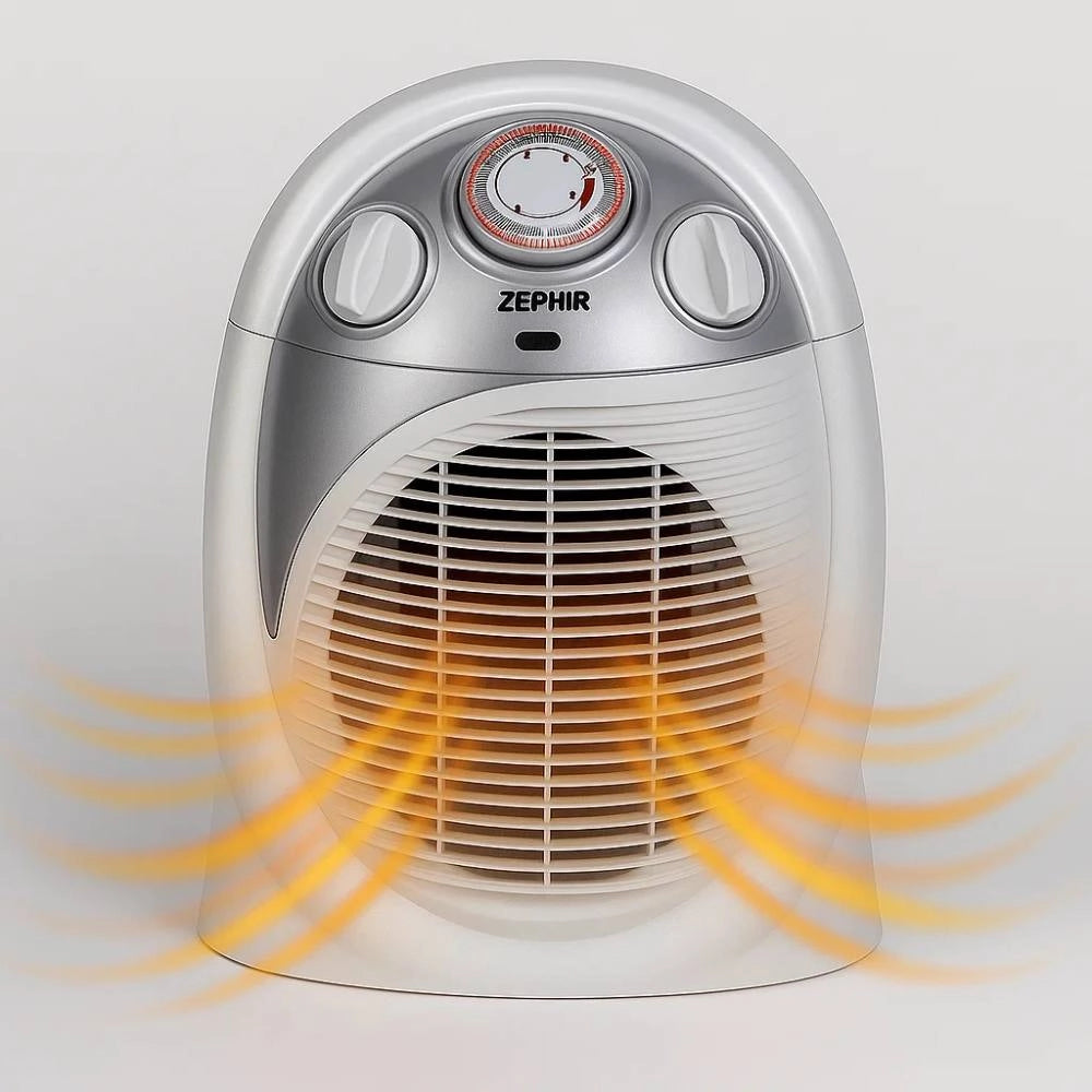 Termoventilatore zephir termocomfort plus 2000w compatto e sicuro