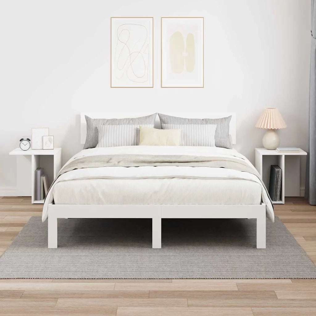 Tavolino 2 pcs Bianco 37 x 32 x 40 cm Legno multistrato 891081