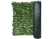 SIEPE ORNAMENTALE FOGLIE DI EDERA CON RETE OMBREGGIANTE- - mt.3x1,5h. - 1 rotolo T-REX