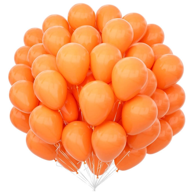 GameTekk 8059591656358 Palloncini Arancioni Set da 100 Pezzi