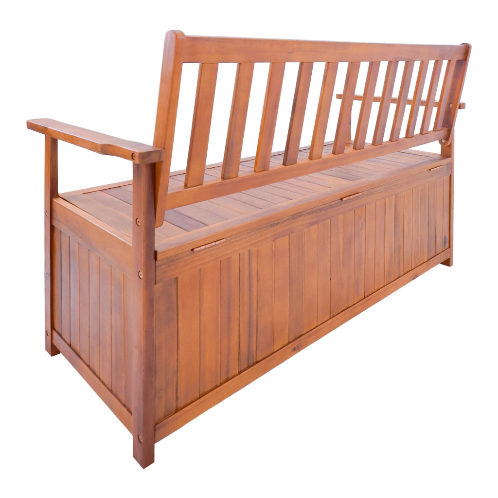 Cassapanca da Giardino Avezzano in Legno di Acacia Certificato FSC® [en.casa]