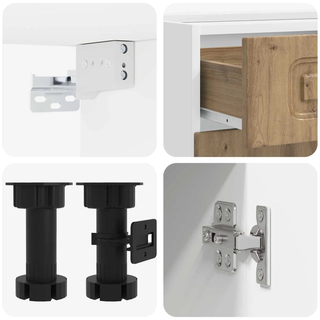 Unità Cucina KALMAR 8 pz Rovere Artigianale 3438192