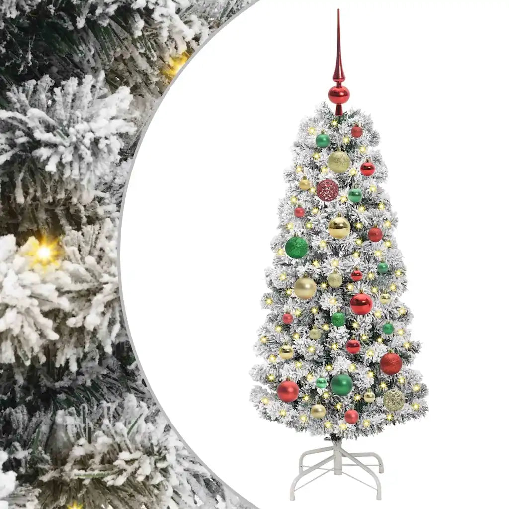 Albero di Natale | Decorazioni natalizie Artificiale con Rami Pieghevoli 120 cm