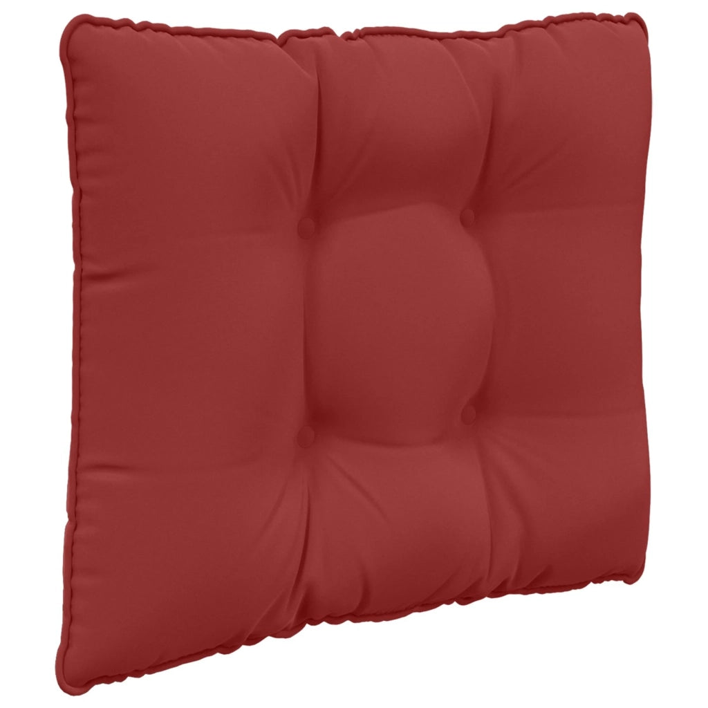 Cuscino per divano da esterno 3 pcs Rosso vino Poliestere