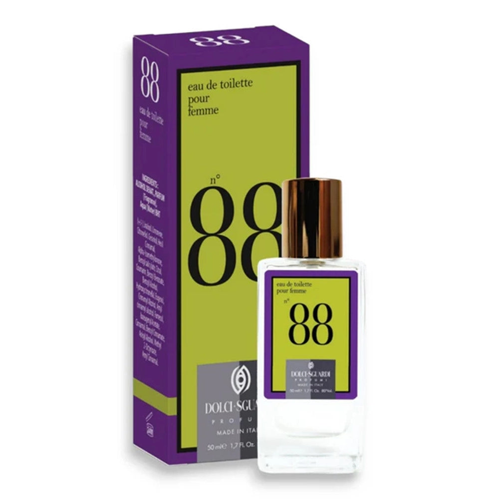 Trade Shop - Profumo Corpo Eau De Toilette Da Donna N°88 Da 50 Ml Fragranza Esotica Speziata 009289 -