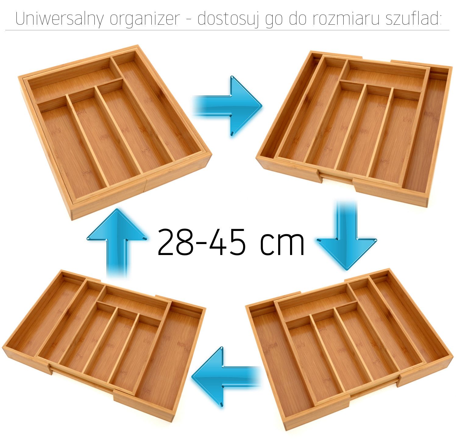Organizer Per Cassetti Estensibile