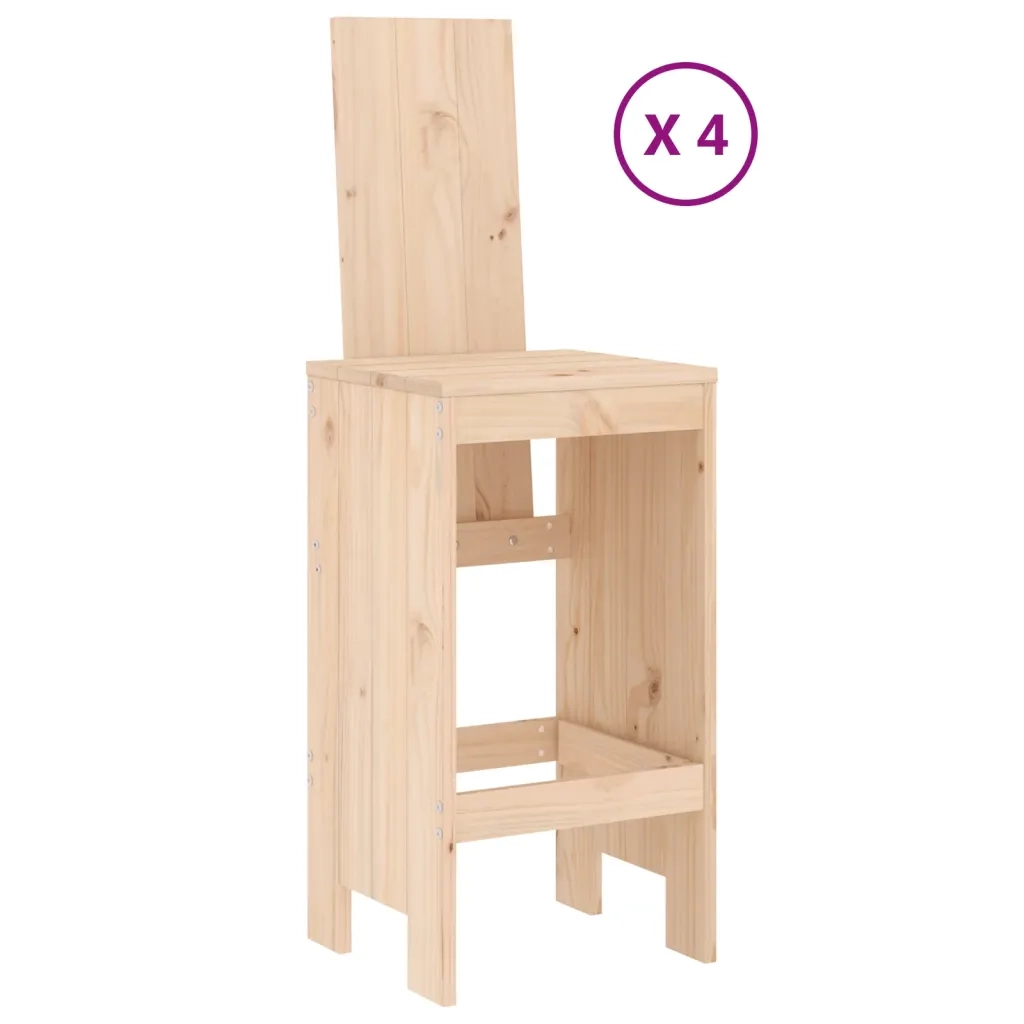 Set Bar da Giardino 5 pz in Legno Massello di Pino 3157775