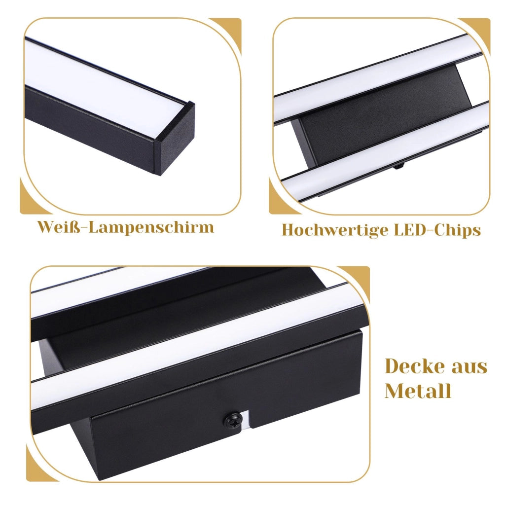 ZMH Lampada da soffitto LED moderna 12W bianco caldo per soggiorno camera letto corridoio