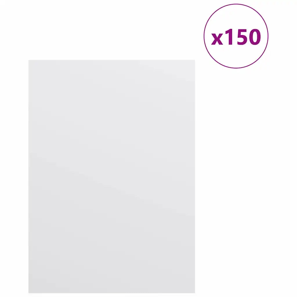 Pannelli decorativi 150 pcs Bianco 15 x 21 x 0.27 cm 885537