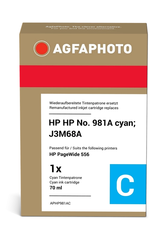 ORIGINAL Agfa Photo Cartuccia d'inchiostro ciano APHP981AC ~6000 Seiten