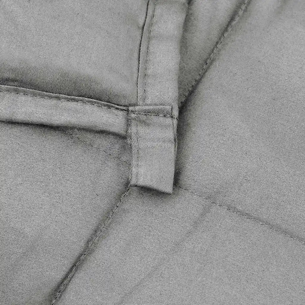 Coperta Ponderata Grigia 200x200 cm 9 kg Tessuto cod mxl 71477