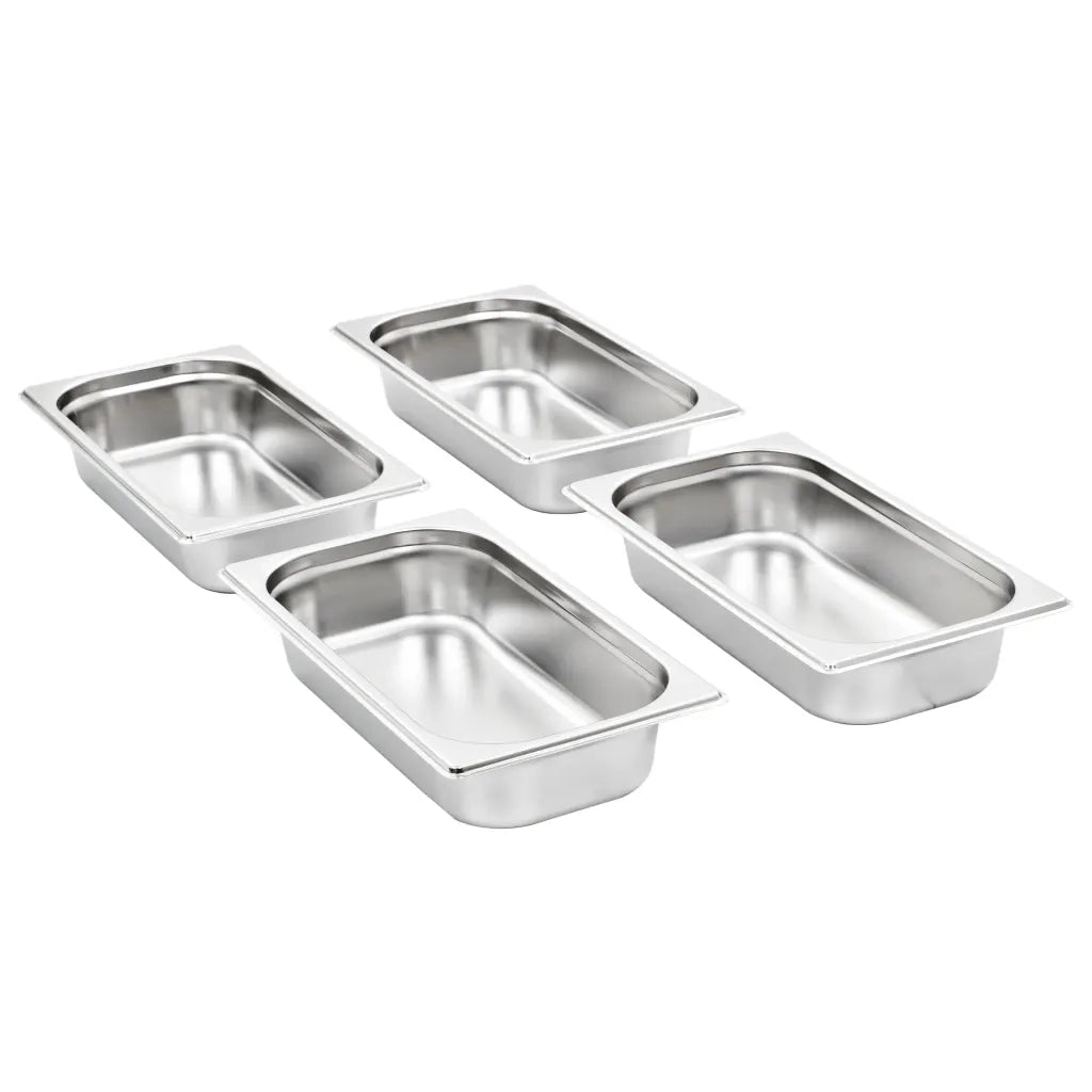 Contenitori Gastronorm 8 pz GN 1/3 65 mm in Acciaio Inoxcod mxl 130950